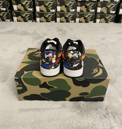 Bape Sta 3 Black Splatter Size 9 5