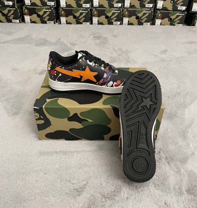 Bape Sta 3 Black Splatter Size 9 5