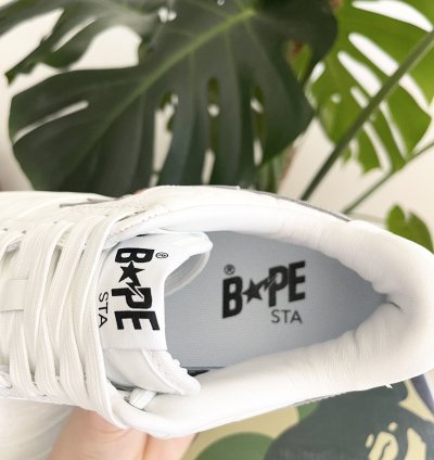 Bape Sta 3 Line White Camo Size 8