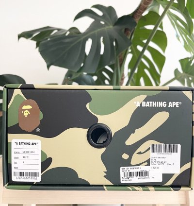 Bape Sta 3 Line White Camo Size 8