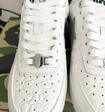 Bape Sta 3 Line White Camo Size 8