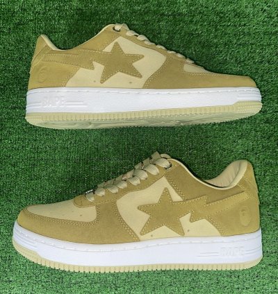 Bape Sta 3 Suede Beige Size 11