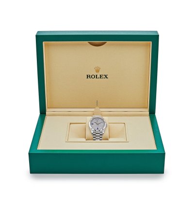 Rolex Day-date 228236 Platinum Pav Diamond Dial 2023
