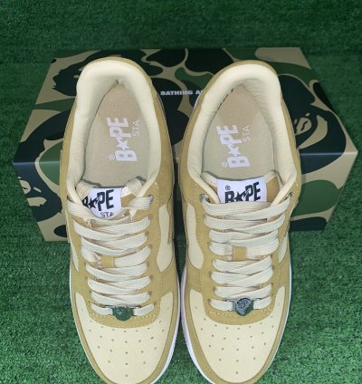 Bape Sta 3 Suede Beige Size 8