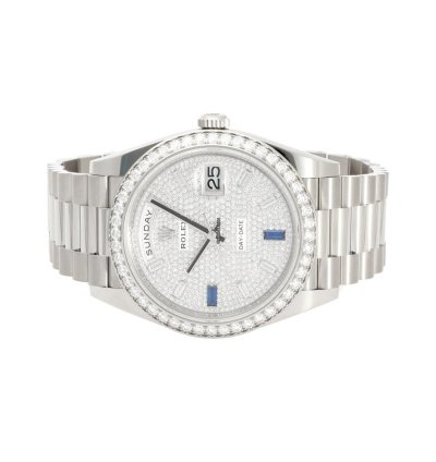 Rolex Day-date 228437tbr Automatic White Gold Like New Unworn