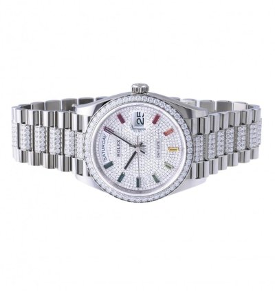 Rolex Day-date 228563tbr Automatic White Gold New