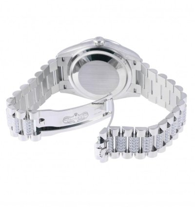 Rolex Day-date 228563tbr Automatic White Gold New