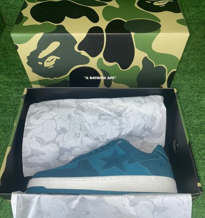 Bape Sta 3 Suede Green Size 12