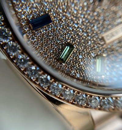 Rolex Day-date 36 Diamond Rainbow Sapphire 128345rbr