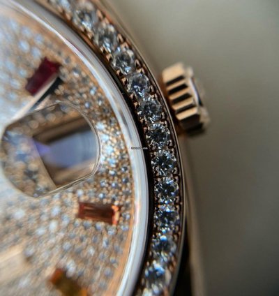 Rolex Day-date 36 Diamond Rainbow Sapphire 128345rbr