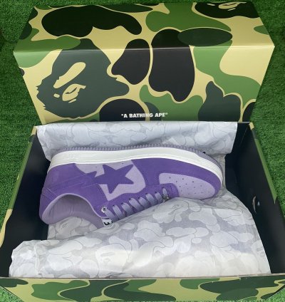 Bape Sta 3 Suede Purple Size 7