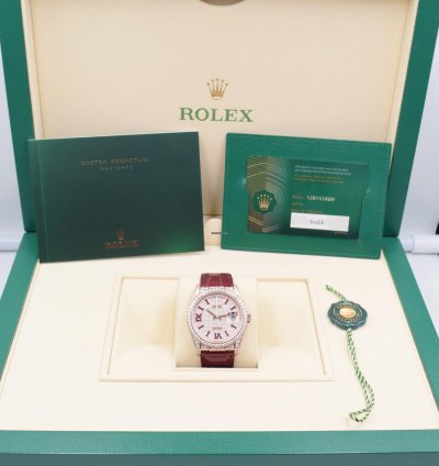 Rolex Day-date 36 Full Paved Diamonds Boite Papiers 2022