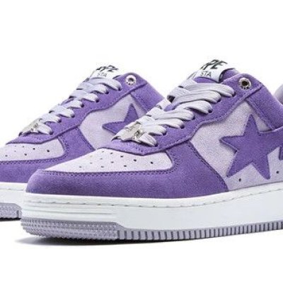 Bape Sta 3 Suede Purple Size 8