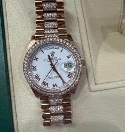 Rolex Day-date 36 Oyster Perpetual Day-date 36 In 18kt Everose Gold