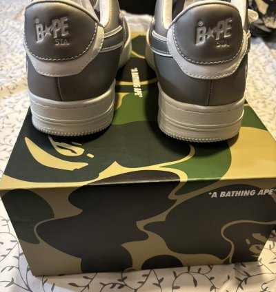 Bape Sta 4 Silver Grey