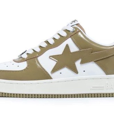 Bape Sta 6 Patent Beige Size 11