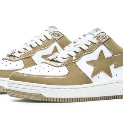 Bape Sta 6 Patent Beige Size 11