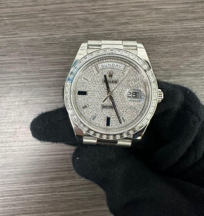 Rolex Day-date 40 228396tbr Day-date 40 Baguette Platinum