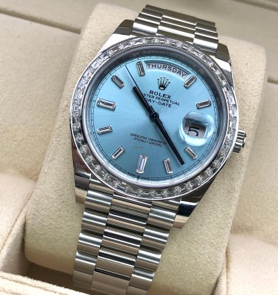 Rolex Day-date 40 228396tbr Ice Blue Platinum