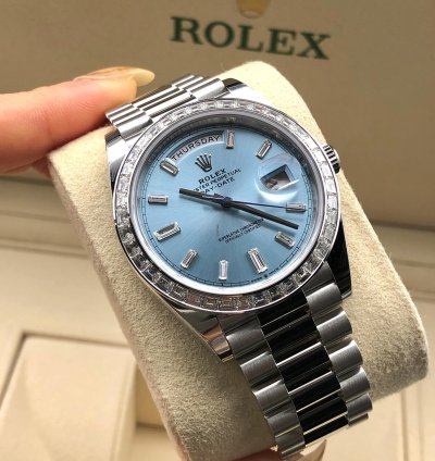 Rolex Day-date 40 228396tbr Ice Blue Platinum