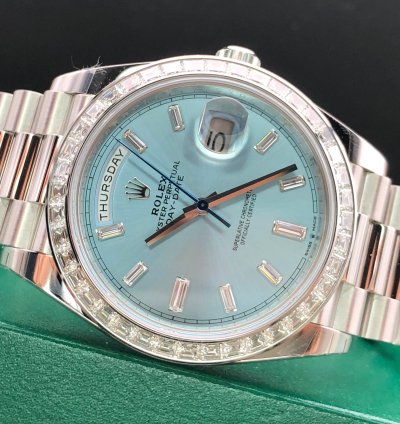 Rolex Day-date 40 228396tbr Ice Blue Platinum