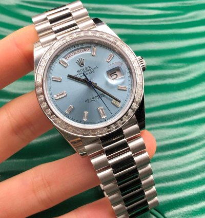 Rolex Day-date 40 228396tbr Ice Blue Platinum