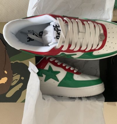 Bape Sta Bapesta Italia Mexico Red Green White Ds Japan 11
