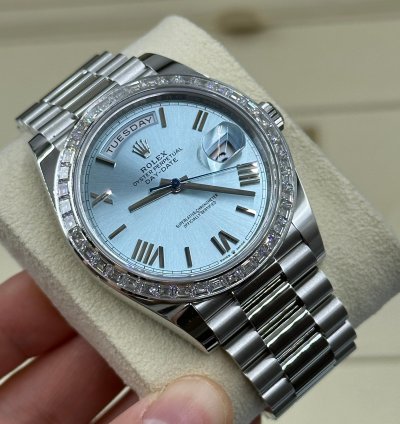 Rolex Day-date 40 228396tbr Ice Blue Roman