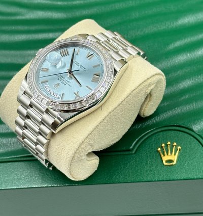 Rolex Day-date 40 228396tbr Ice Blue Roman