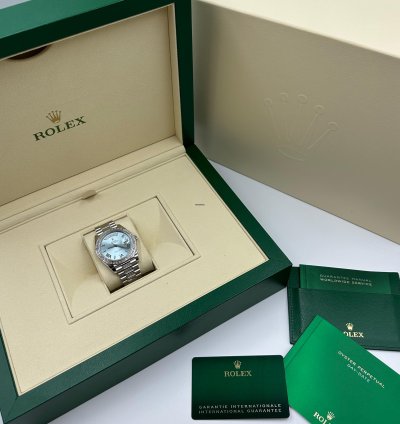 Rolex Day-date 40 228396tbr Ice Blue Roman