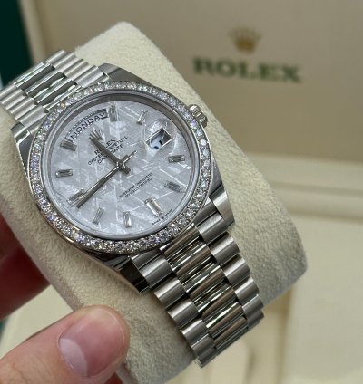 Rolex Day-date 40 228396tbr Meteorite Diamond