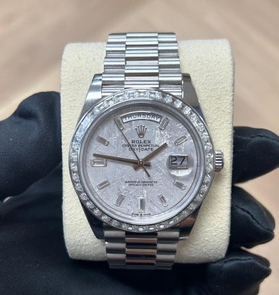 Rolex Day-date 40 228396tbr Meteorite Platinum Presidential