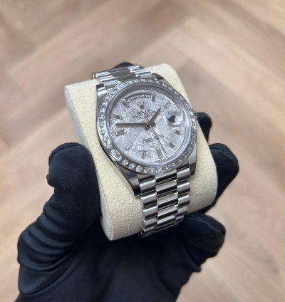 Rolex Day-date 40 228396tbr Meteorite Platinum Presidential