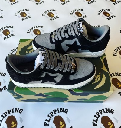 Bape Sta Black Suede