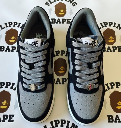 Bape Sta Black Suede