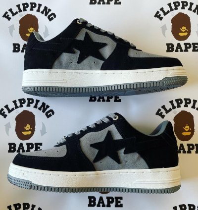 Bape Sta Black Suede