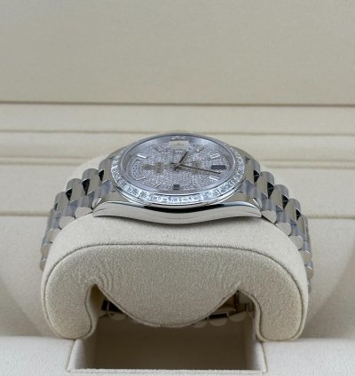 Rolex Day-date 40 228396tbr Platinum Diamond Bezel Diamond-paved Sapphire Dial 2024