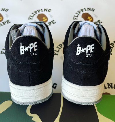 Bape Sta Black Suede