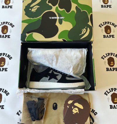 Bape Sta Black Suede