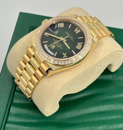 Rolex Day-date 40 228398tbr Green Roman Ombre