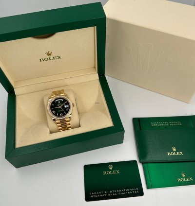Rolex Day-date 40 228398tbr Green Roman Ombre