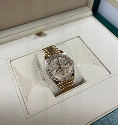 Rolex Day-date 40 228398tbr Pav 2023 Neu Full Set