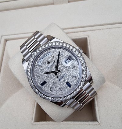Rolex Day-date 40 40mm 228349rbr-0036 White Gold - Diamond-paved Dial New 7-2023 With Vat 21