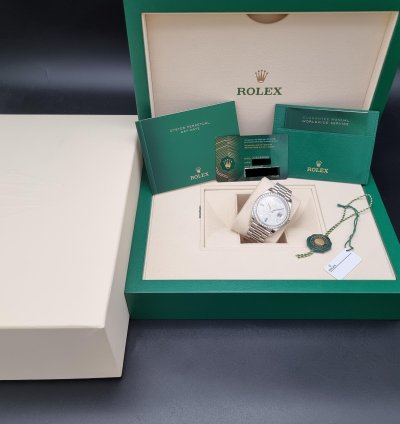 Rolex Day-date 40 40mm 228349rbr-0036 White Gold - Diamond-paved Dial New 7-2023 With Vat 21