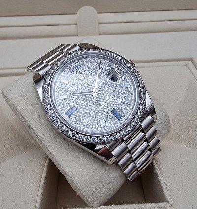 Rolex Day-date 40 40mm 228349rbr-0036 White Gold - Diamond-paved Dial New 7-2023 With Vat 21