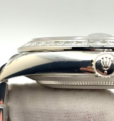 Rolex Day-date 40 40mm Platinum Ice Blue Arabic Dial Diamond Baguette Bezel 228396tbr 2022