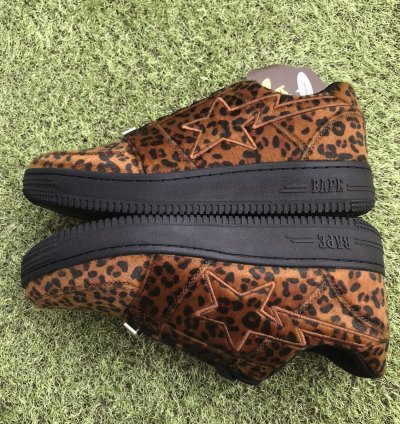 Bape Sta Leopard Fur