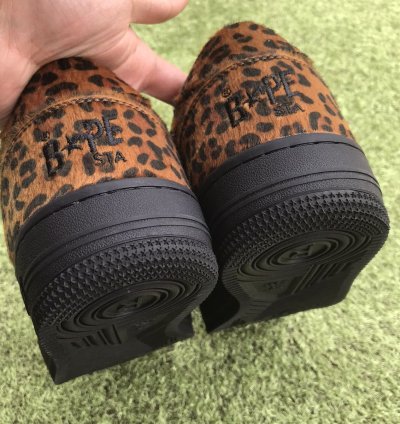 Bape Sta Leopard Fur