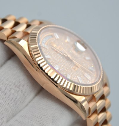 Rolex Day-date 40 Diamond Paved Dial
