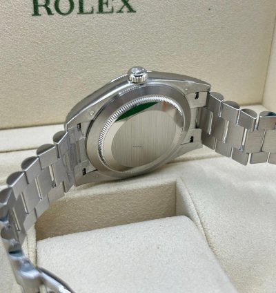Rolex Day-date 40 Ice Blue Arabic President 228206 Platinum New Full Set New